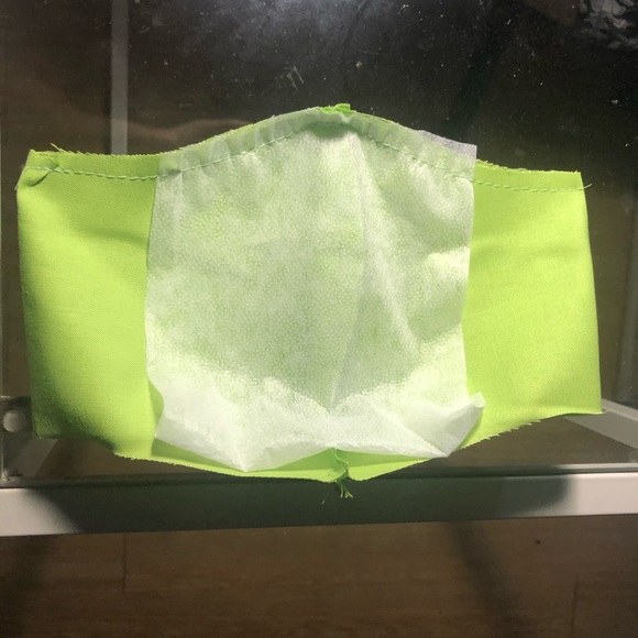 Yellow Unisex Facemask w/FILTER - Picture 5 of 6